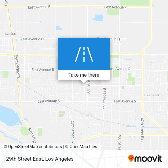 29th Street East map