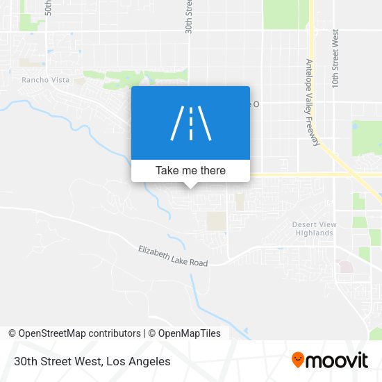 30th Street West map