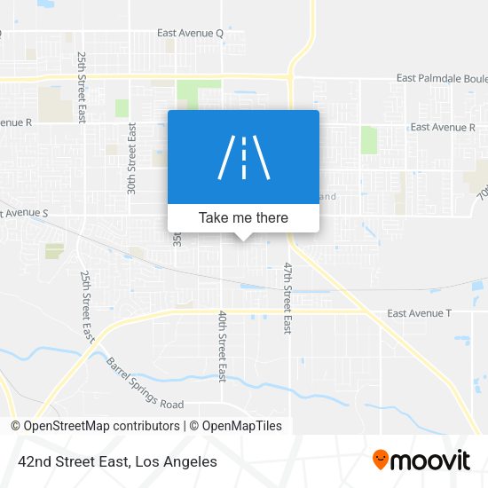 42nd Street East map