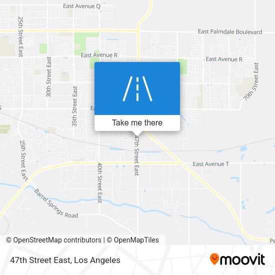 47th Street East map