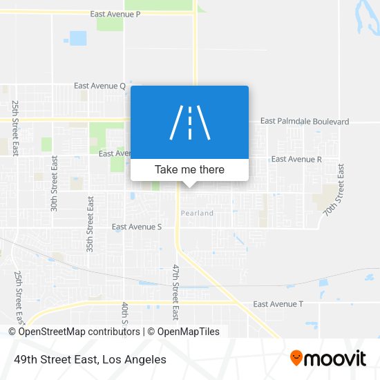 49th Street East map