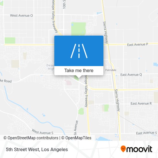 Mapa de 5th Street West