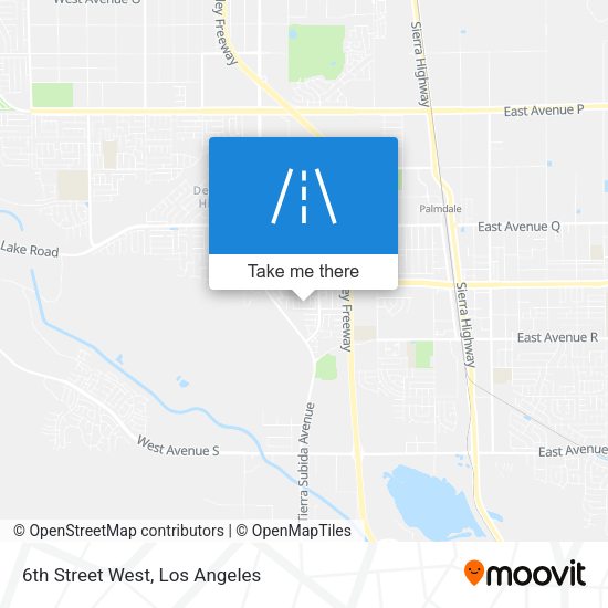 Mapa de 6th Street West