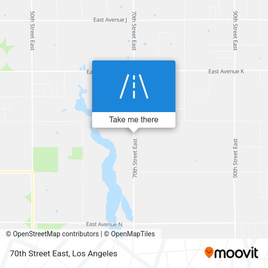 Mapa de 70th Street East