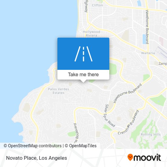 Novato Place map