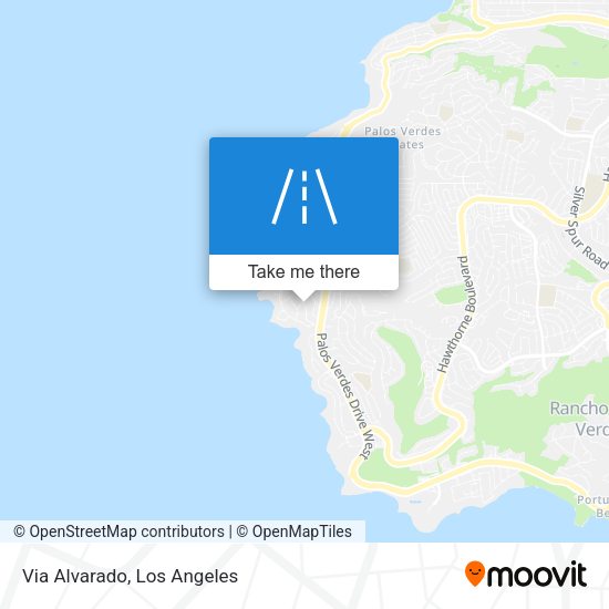 Mapa de Via Alvarado