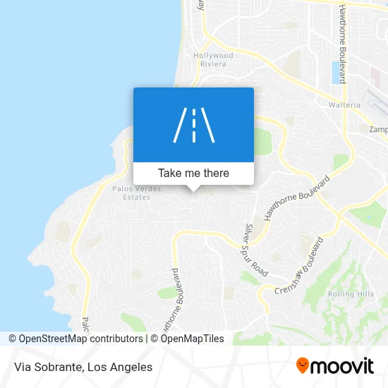 Via Sobrante map