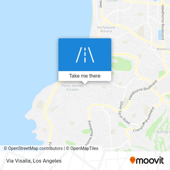 Mapa de Via Visalia