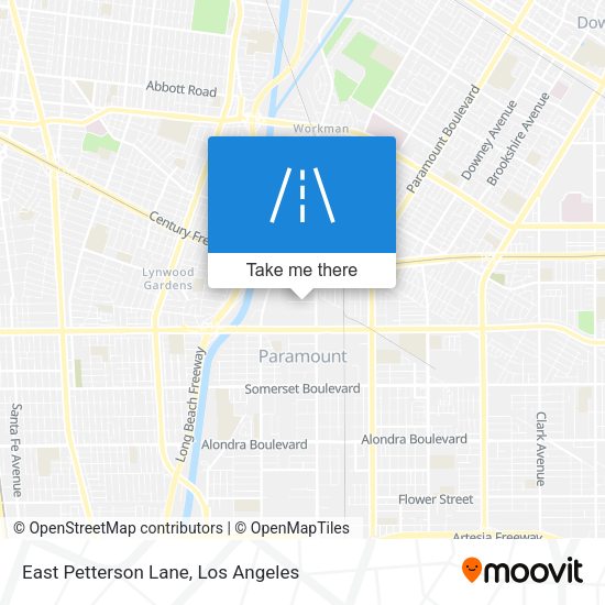 East Petterson Lane map