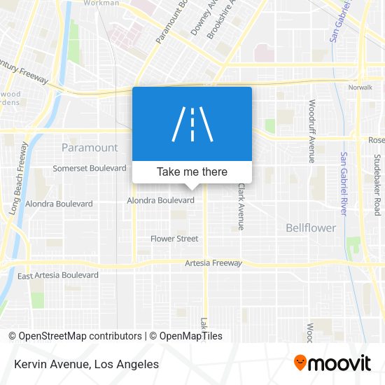 Mapa de Kervin Avenue