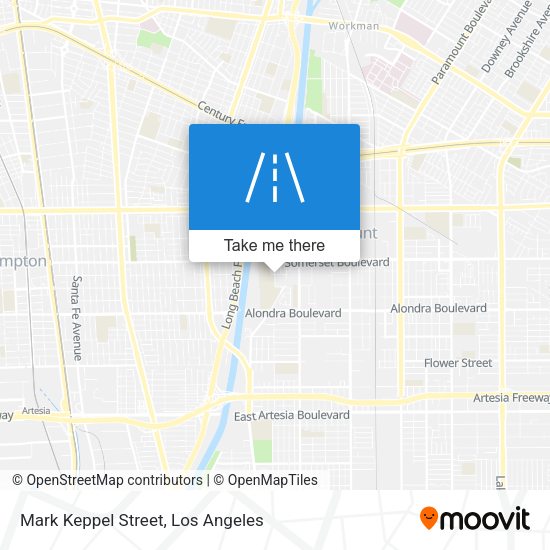 Mapa de Mark Keppel Street