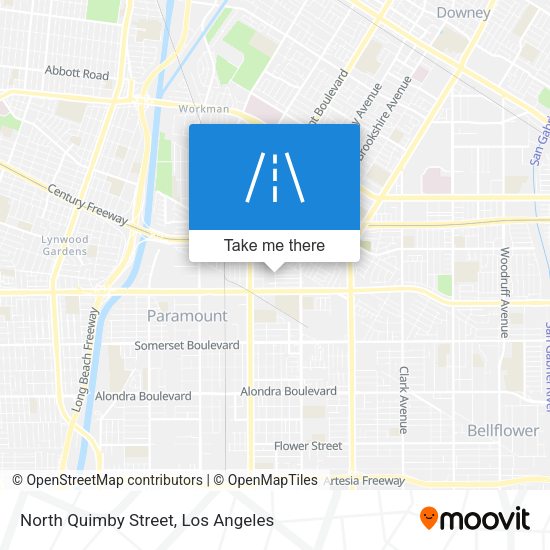 North Quimby Street map