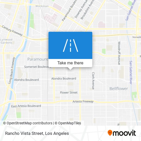 Rancho Vista Street map