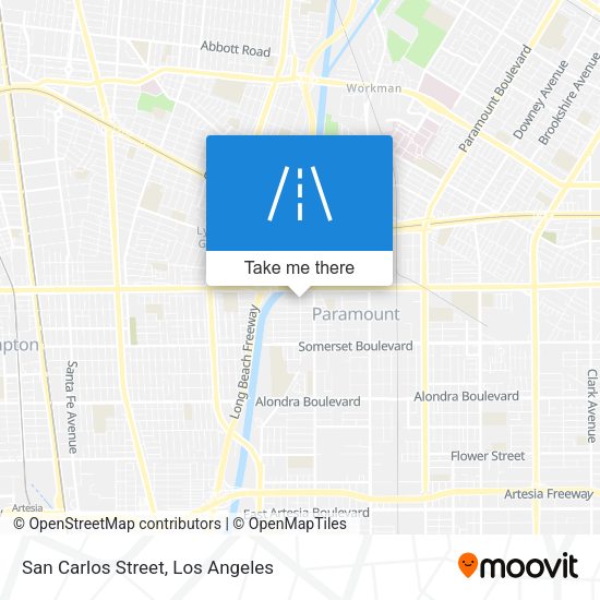 Mapa de San Carlos Street