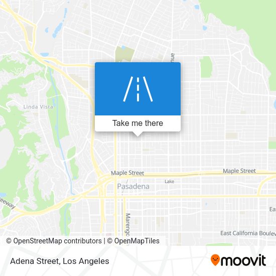 Mapa de Adena Street