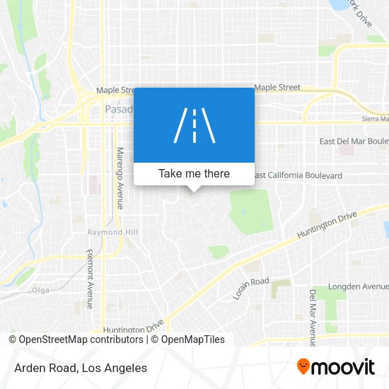 Mapa de Arden Road