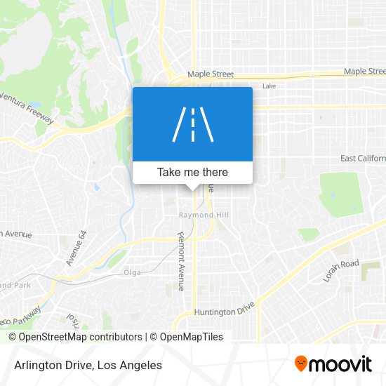 Arlington Drive map