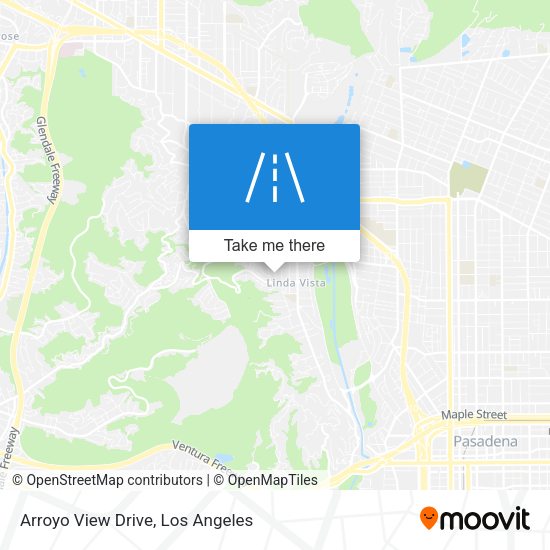 Arroyo View Drive map