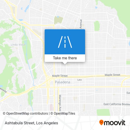 Ashtabula Street map