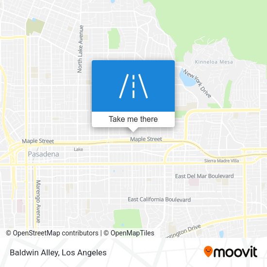 Mapa de Baldwin Alley