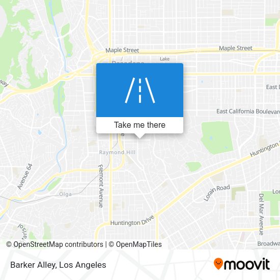 Mapa de Barker Alley