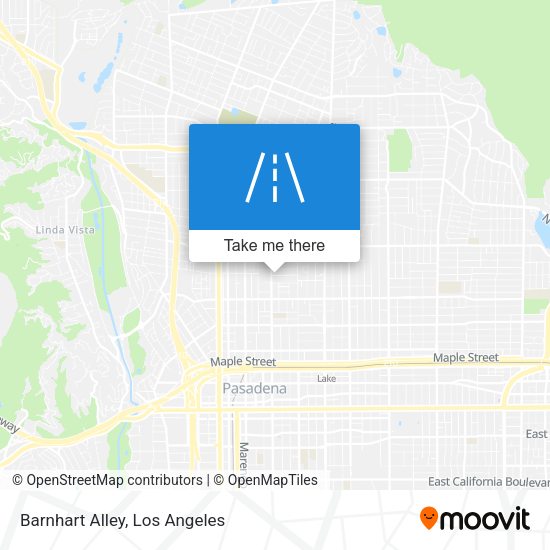 Mapa de Barnhart Alley