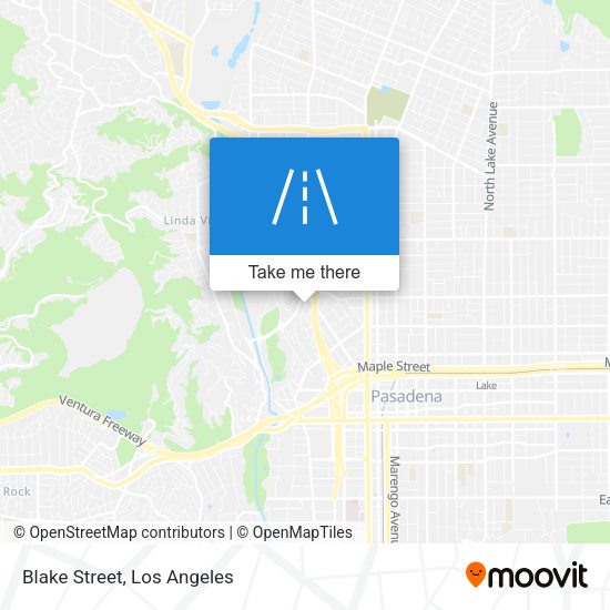 Mapa de Blake Street