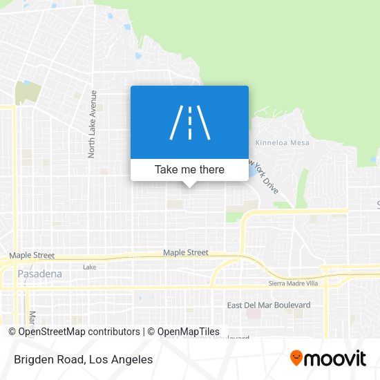Brigden Road map