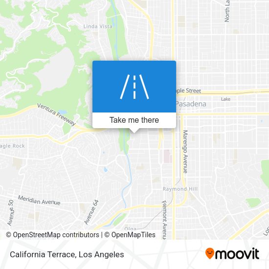 Mapa de California Terrace