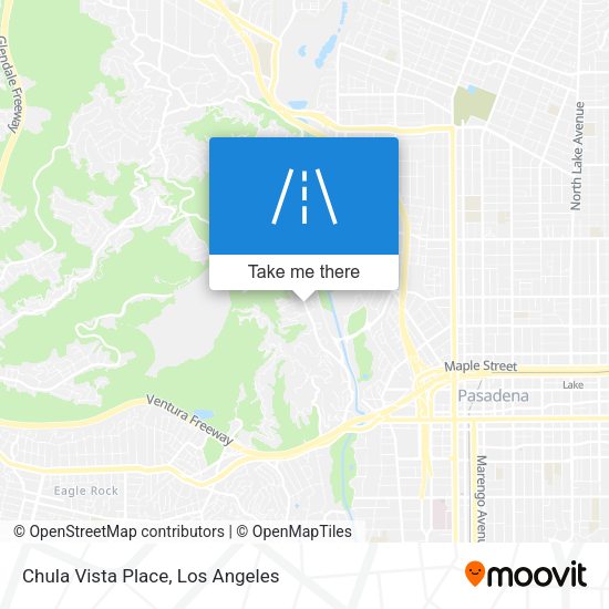 Chula Vista Place map