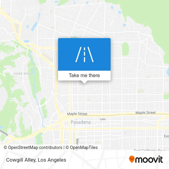 Mapa de Cowgill Alley