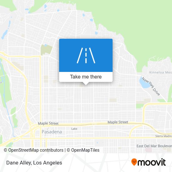 Mapa de Dane Alley