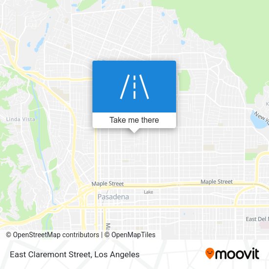 East Claremont Street map