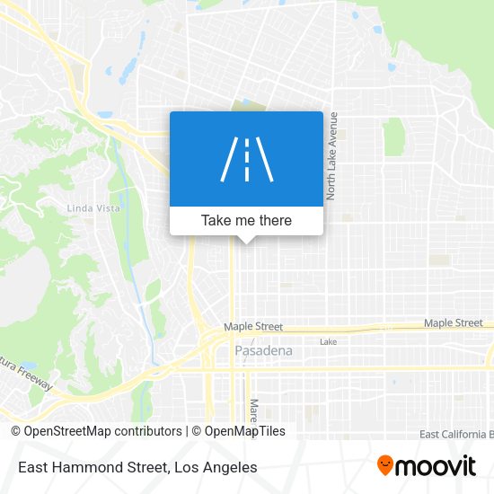 Mapa de East Hammond Street