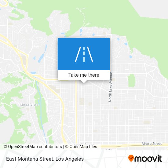 Mapa de East Montana Street