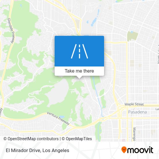 Mapa de El Mirador Drive