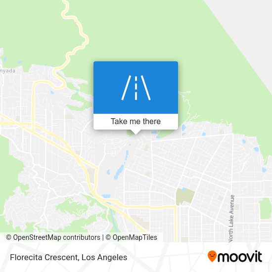 Florecita Crescent map