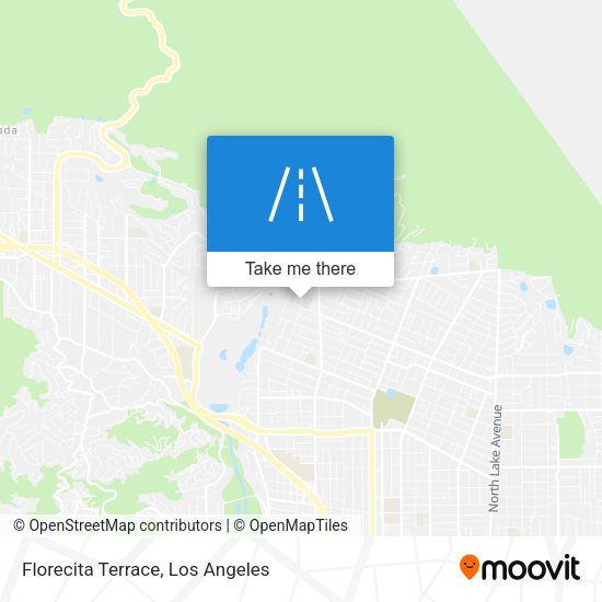 Florecita Terrace map