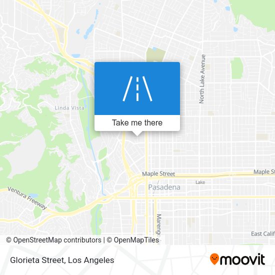 Mapa de Glorieta Street