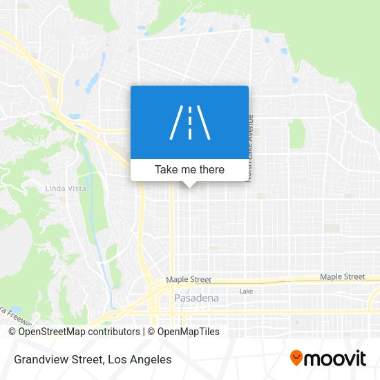 Grandview Street map