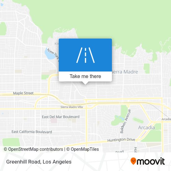 Mapa de Greenhill Road