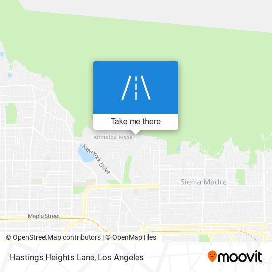 Hastings Heights Lane map