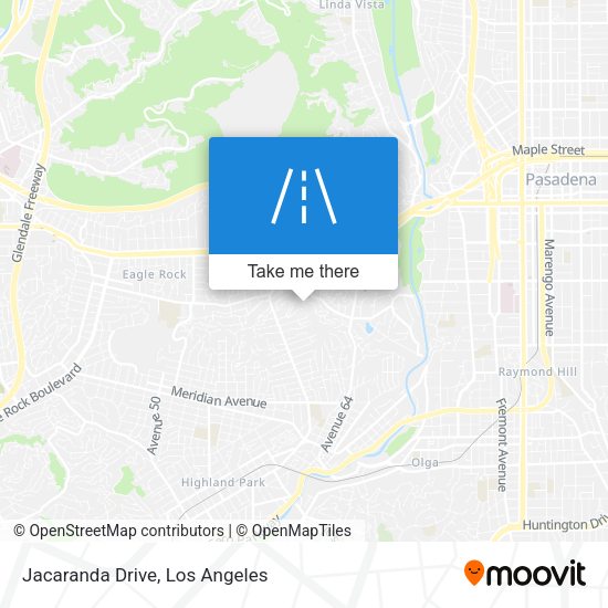 Jacaranda Drive map