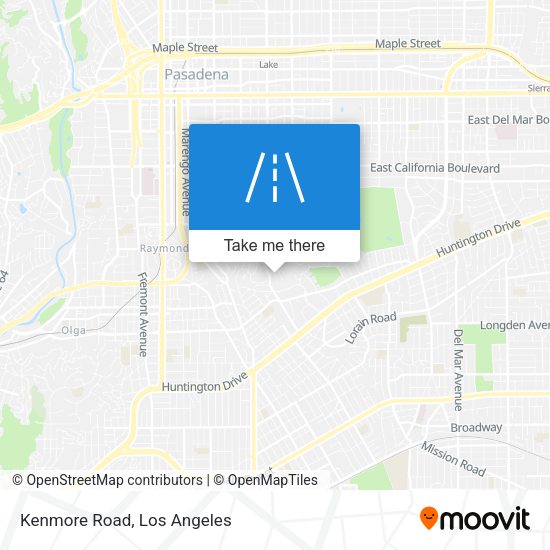 Mapa de Kenmore Road