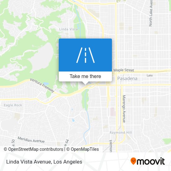 Linda Vista Avenue map