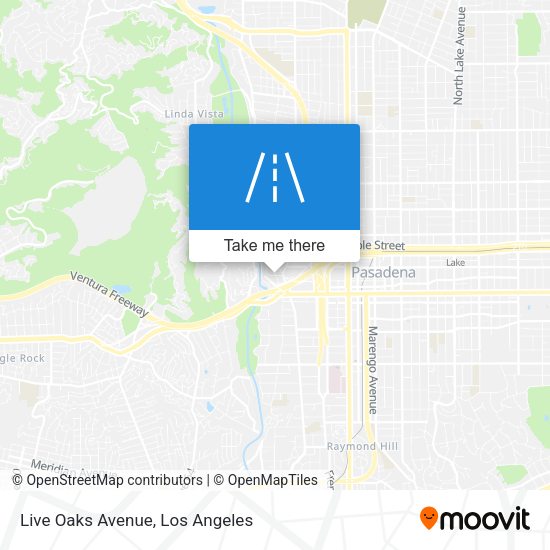 Live Oaks Avenue map