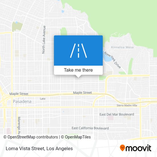 Mapa de Loma Vista Street