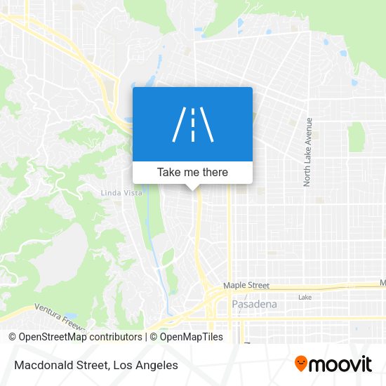 Macdonald Street map