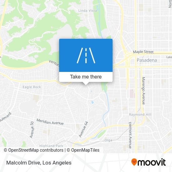 Mapa de Malcolm Drive
