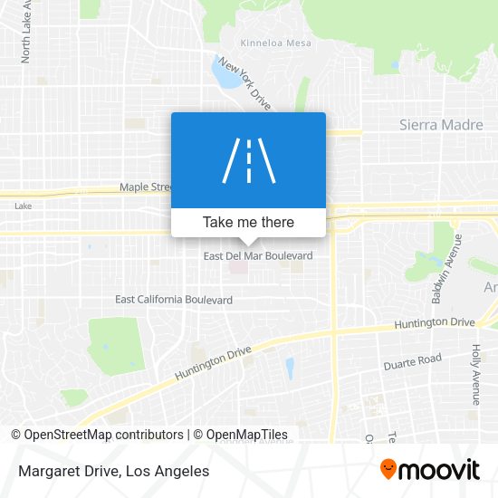 Mapa de Margaret Drive